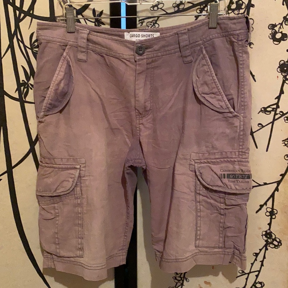 Tom Tailor Men’s Khaki Cargo Shorts
